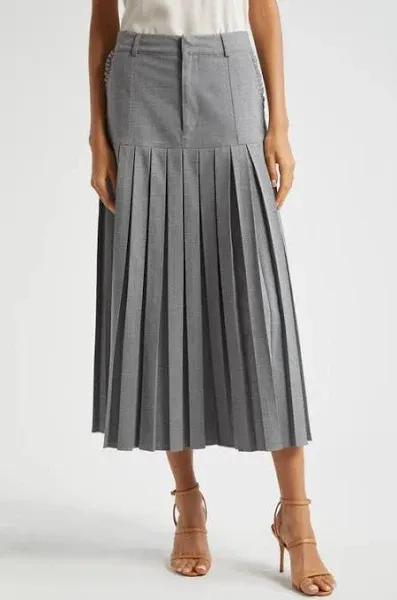 Bane Skirt in Steel Grey