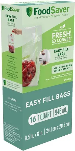 FoodSaver Easy Fill Vacuum Sealer Bags