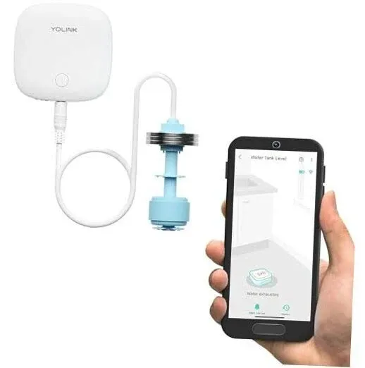 YoLink Lora Smart Water Level Monitoring Sensor, Wireless Battery-Powered Float Switch Alarm, Sump Pump Alarm, AC Condensate Overflow, Tank Level,