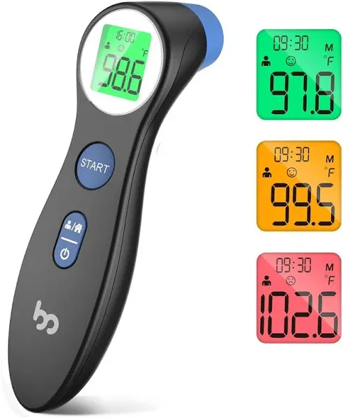 Femometer Infrared Forehead Thermometer DET 306  Non Contact, LCD Thermometer