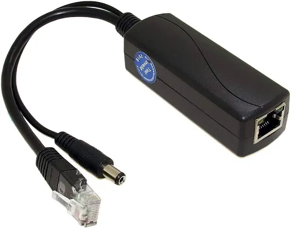 Gigabit PoE Splitter 12V 2A Output with IEEE 802.3af/at Standard Compliant 10...