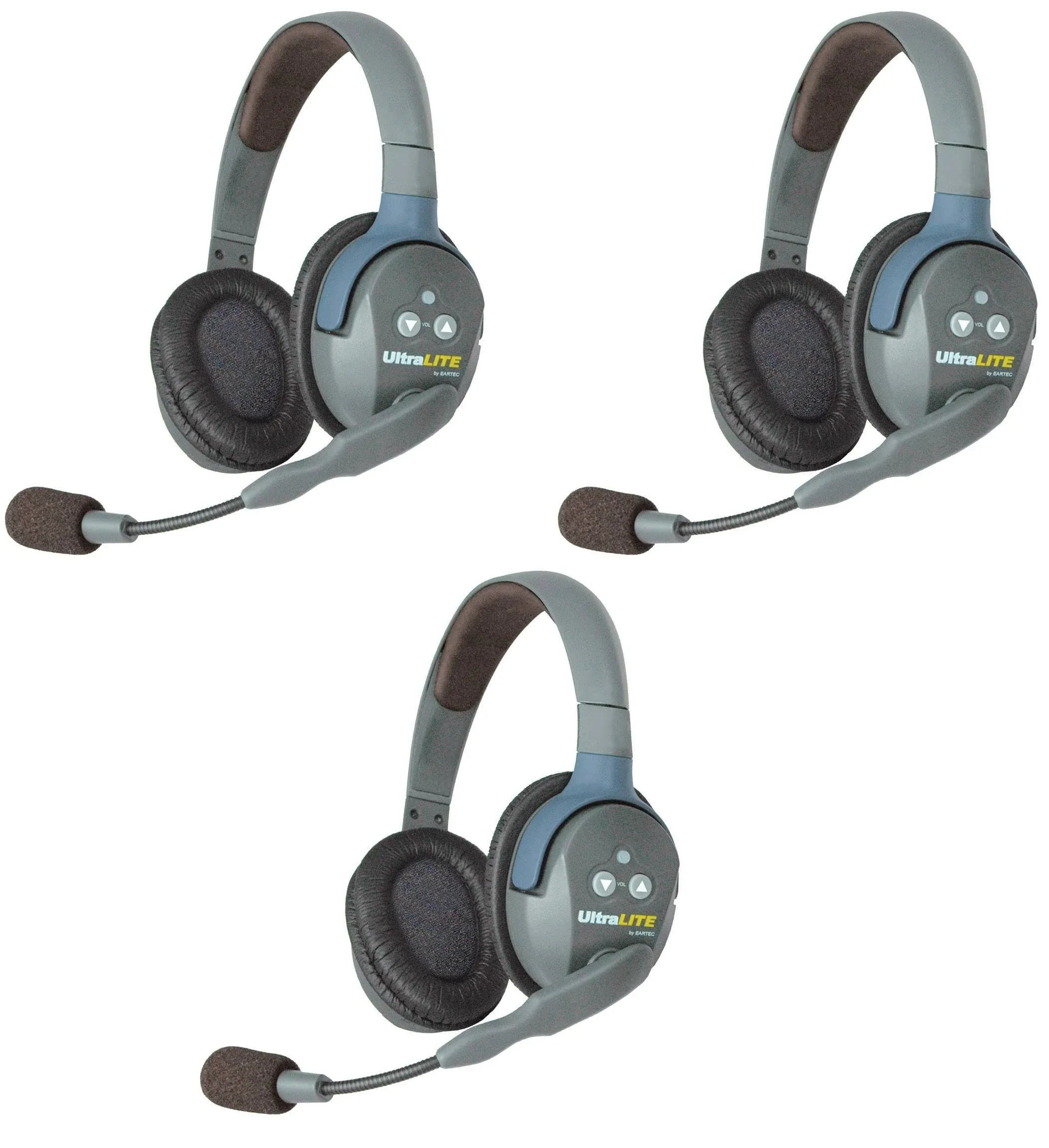 Eartec UL3D Ultralite 3-Person Dual-Ear Headset System