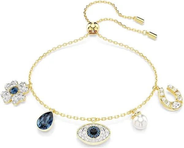 Swarovski Symbolica Bracelet in Blue/Gold-Tone