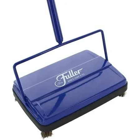 9&#034; Blue Durable Lightweight Electrostatic Carpet &amp; Floor Sweeper New