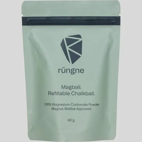 Magball - Refillable Chalk Ball - Premium Sports Chalk for Rock Climbing, Bouldering, Gym, and Weightlifting - High-Performance Powder for Superior Grip