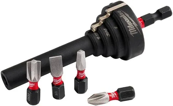 Milwaukee 48-32-2350 SHOCKWAVE Conduit Reaming Bit Holder 1/2in, 3/4in &amp; 1in EMT