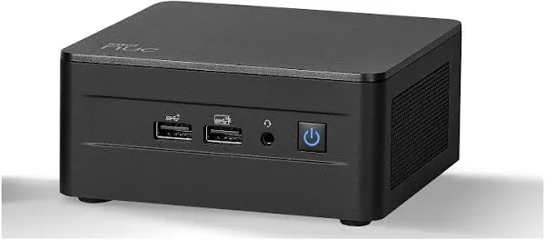 Intel NUC 13 Arena Canyon Kit NUC13ANHi7 (12-Core i7-1360P Iris Xe Graphics) With Thunderbolt 4, USB 3.0, Wi-Fi 6E AX211 (Gig+) Wireless, Bluetooth 5.3 - Barebone