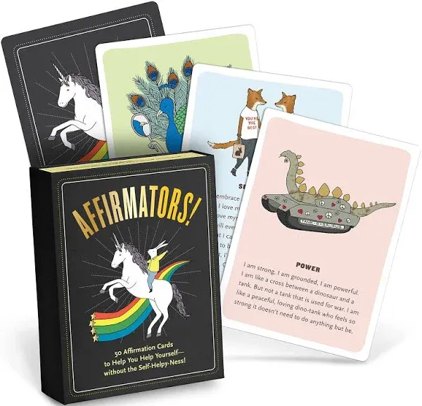 Affirmators! 50 Affirmation Cards to Help You Help Yourself