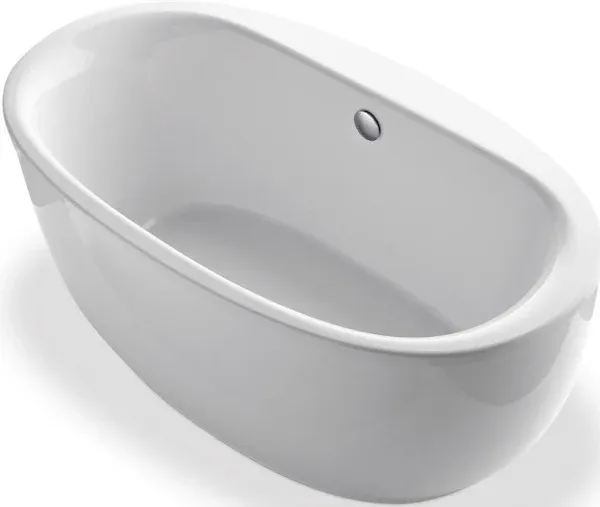 Kohler Sunstruck 66" x 36" Freestanding Bath & Center Drain