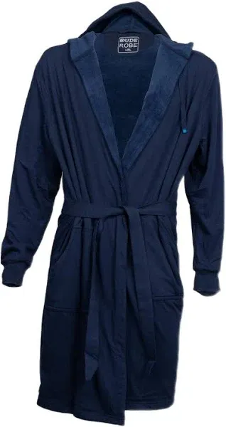 DudeRobe Men's Hooded Bathrobe