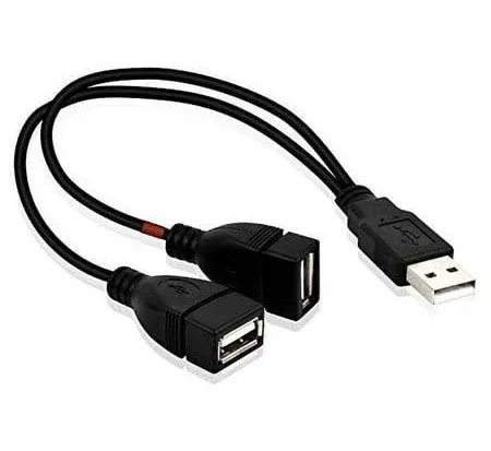 ANDTOBO USB 2.0 Y Splitter Hub Adapter Cable