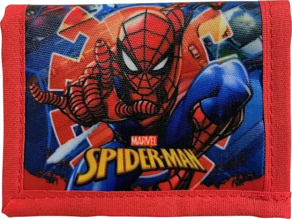 Spider-Man Little Boy Bifold Wallet with Zippered Pocket