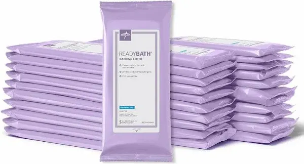 Medline ReadyBath Total Body Cleansing Standard Weight Washcloths