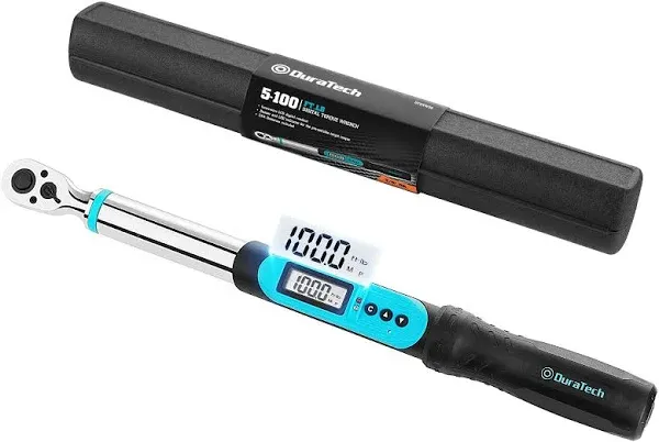 3/8 Inch Drive Digital Torque Wrench (20-100 ft-lbs), Electronic Torque Wrenc...