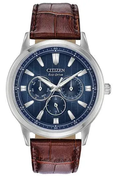 Citizen Men's BU2070-12L Corso Brown Leather Watch