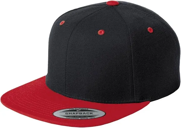 Sport-Tek STC19 Yupoong Flat Bill Snapback Cap