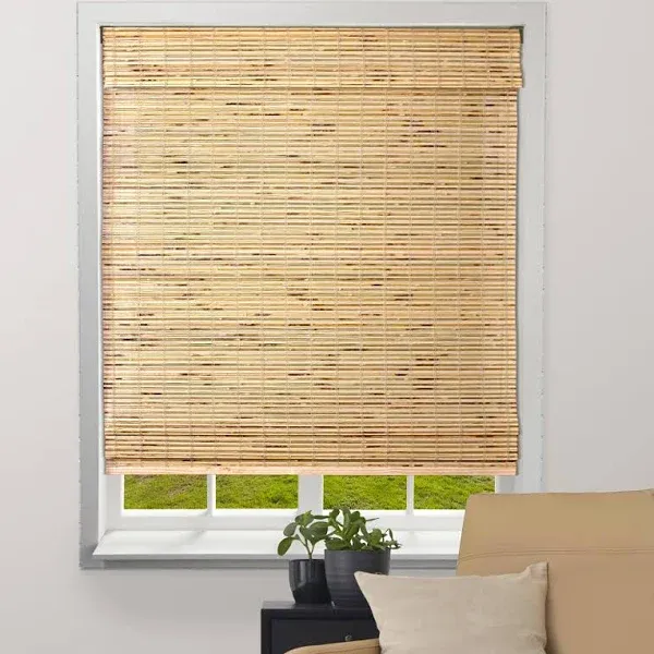 Arlo Blinds Cordless Petite Rustique Bamboo Roman Shades