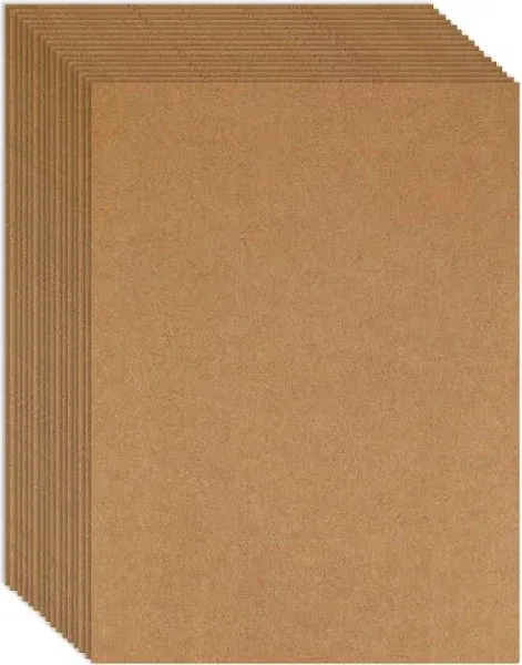 50 Sheets Brown Cardstock 8.5x11, 250gsm/92lb Kraft Cardstock Thick Paper for Crafts, Card Making, Invitations, Printing, Drawing, Scrapbook Supplies