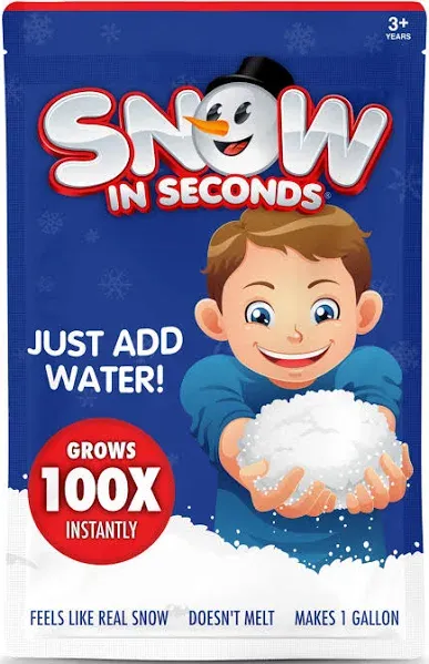 Snow In Seconds : Just Add Water- Fluffy Snow in Seconds - Small