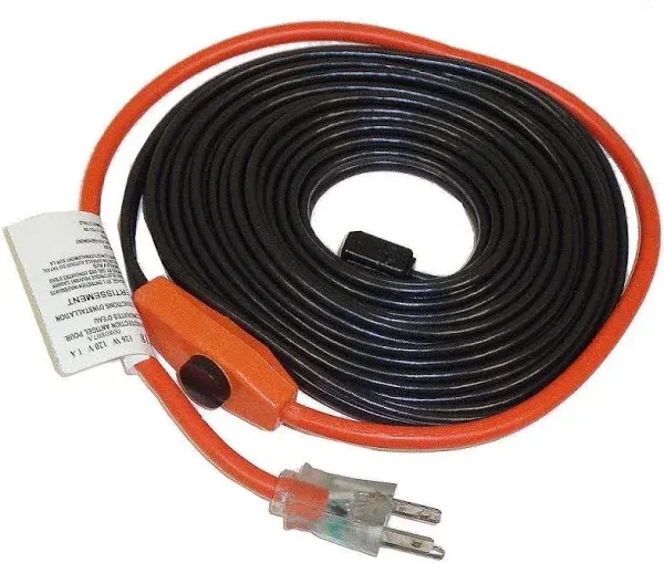 Frost King HC06 Electric 120VAC 6FT  Water Pipe Heat Cable Power Indicator Light