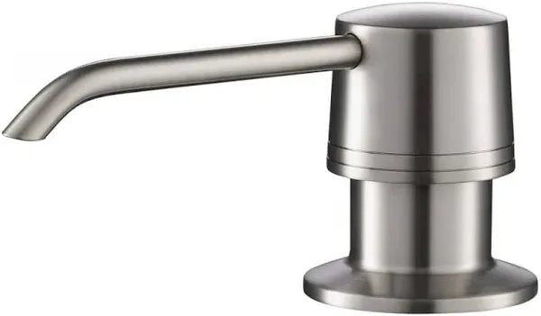 Kraus KSD31SFS Kitchen Soap and Lotion Dispenser with 17 oz. Capacity, Self-Priming Brass Pump, and Corrosion-Rust Resistant Finish: Spot Free Stainless Steel