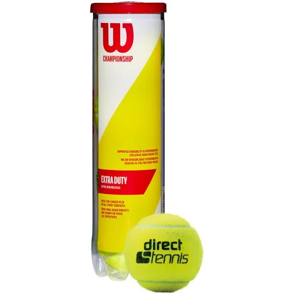 Wilson Championship Direct Tennis Balls (4 Ball Tube)