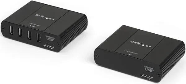 StarTech.com 4 Port USB 2.0 Extender over Ethernet/IP Network Hub - Up to 330...