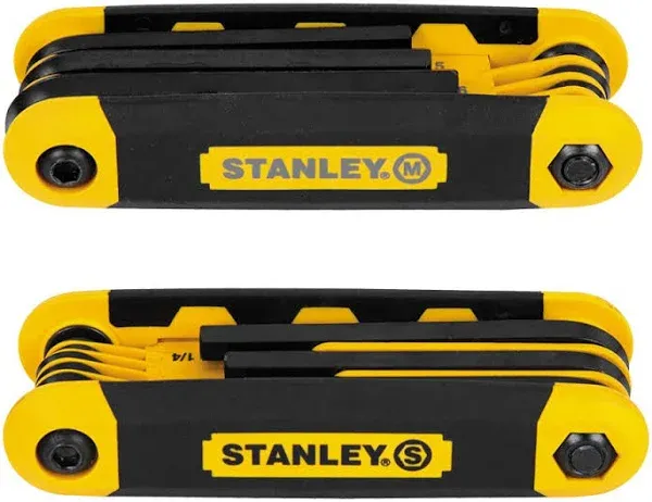 Stanley Folding Metric and SAE Hex Keys