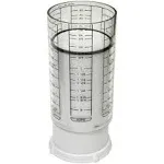 KitchenArt 23401 2 Cup Adjust-A-Cup, Plastic, White