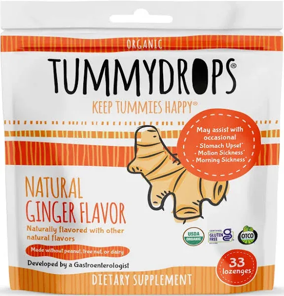 Tummydrops, Organic Natural Ginger