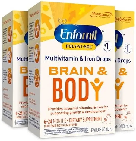 Enfamil Poly-Vi-Sol Multivitamin Supplement Drops with Iron