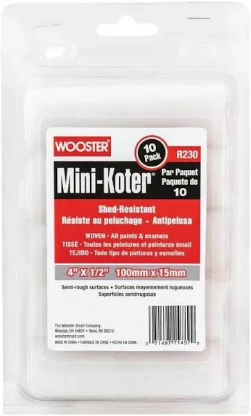 Wooster Mini-Koter Paint Roller Cover R230-4