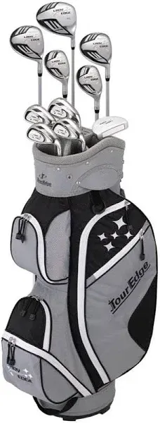 Tour Edge Golf Lady Edge Full Set with Cart Bag