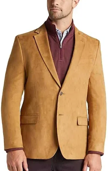 Nautica Men's Modern-Fit Faux-Suede Sport Coat