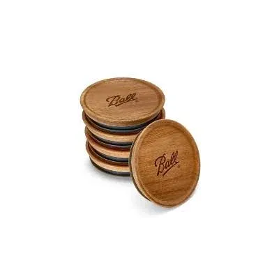 Ball Jar Wooden Storage Lids