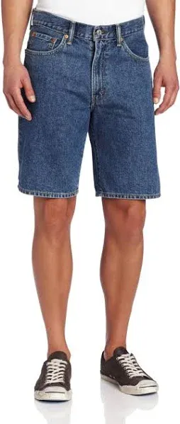 LEVIS 550 Relaxed Fit Jean Shorts Mens Size 38 Waist Blue Denim Shorts NEW