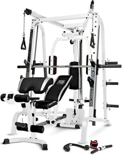 Marcy Pro Smith Cage Workout Machine Total Body Training Home Gym System