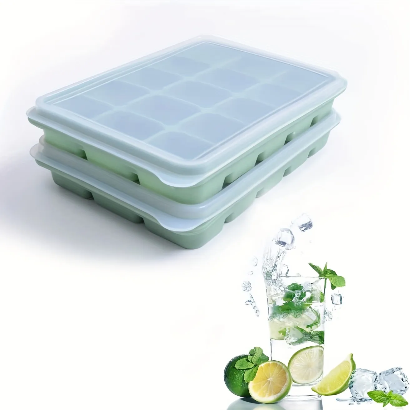 Tvmania Ice Cube Trays Set of 2