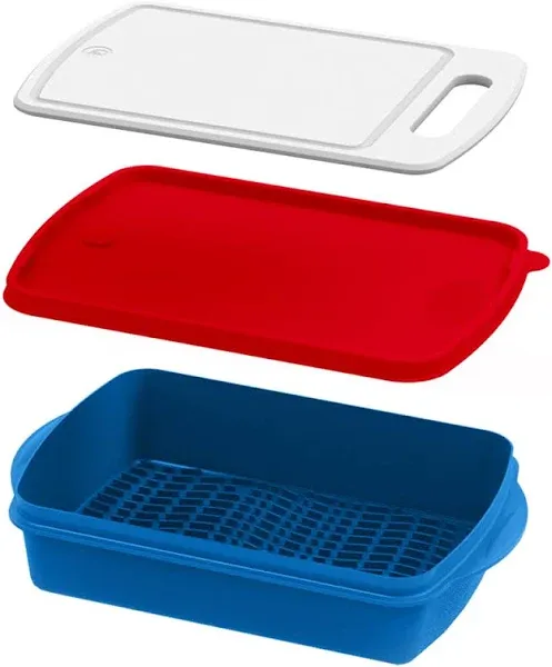 Mr. Bar-B-Q Prep & Store Tray