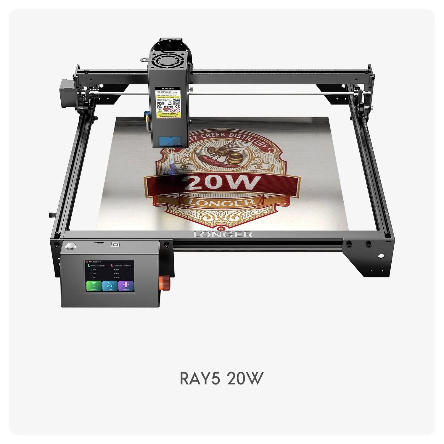 LONGER Ray5 20W Laser Engraver Engraving Cutting Machine Metal Cutter Engraver