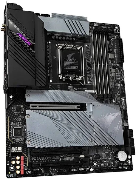 GIGABYTE Z690 AORUS PRO LGA 1700 Intel Z690 ATX Motherboard with DDR5, Quad M.2, PCIe 5.0, USB 3.2 Gen2X2 Type-C, WiFi 6, 2.5GbE LAN