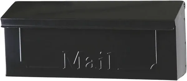 Gibraltar Mailboxes THHB00AM Townhouse Wall Mount Mailbox, Black