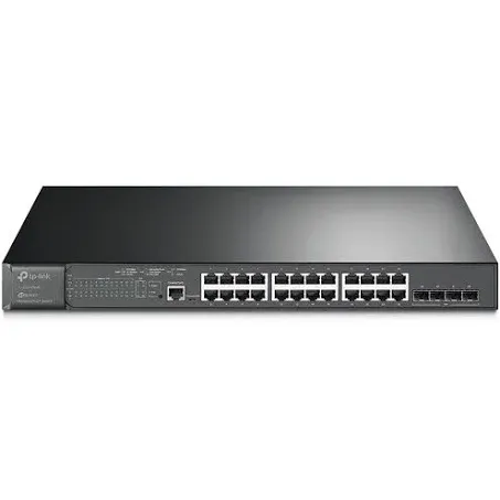 TP-Link TL-SG3428MP Jetstream 28-Port Gigabit L2 Managed Switch with 24-Port PoE+