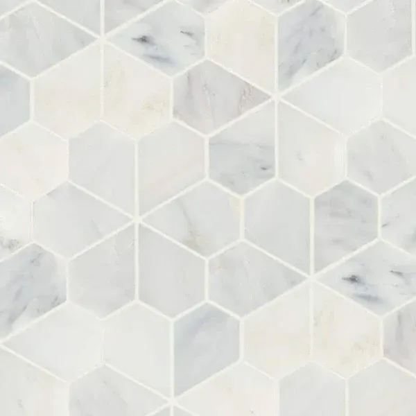 Bedrosians Tile & Stone Monet Honed Marble Mosaic 1 Tile