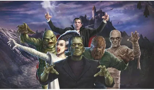 RoomMates Universal Studios Iconic Monsters Peel and Stick Mural