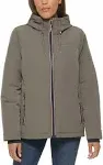 Tommy Hilfiger Women's Full Zip Heavyweight Softshell Hooded Fleece Li