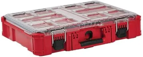 Milwaukee Packout Tool Box - Red (48-22-8430) Organizer Impact-Resista<wbr/>nt Poly 10