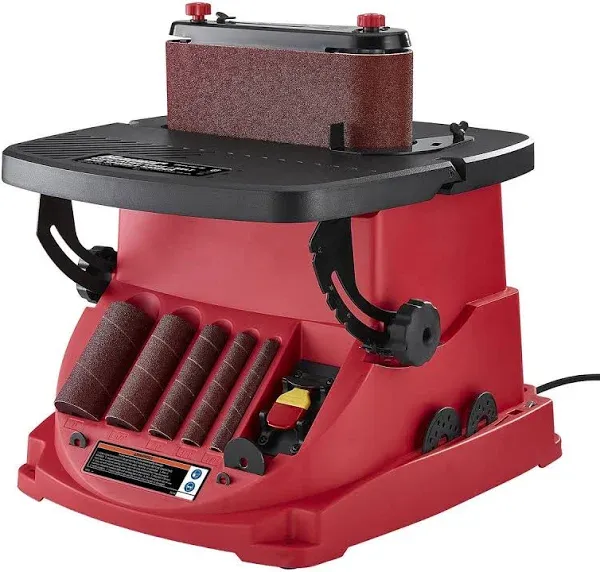 BAUER 4&#034; x 24&#034; Corded Oscillating 2-in-1 Edge Belt &amp; Spindle Sander - 191511E-B 