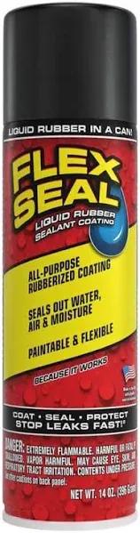 Flex Seal Black Rubber Sealant Spray 14 oz