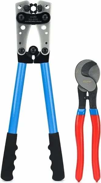 IWISS Battery Cable Lug Crimping Tool